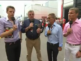Williams F1 Team garage on fire - F1 Spanish Grand Prix 2012
