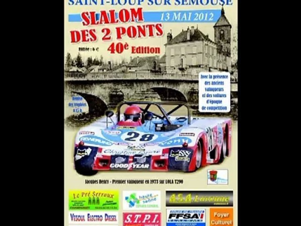 40 EME SLALOM DES DEUX PONTS 1ER MANCHE D'ESSAI 1ER PARTIE