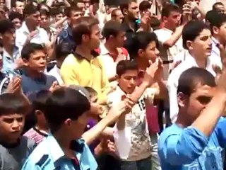 Syria فري برس ادلب   معرزيتا   مظاهرة للاحرار  14   5   2012 Idlib