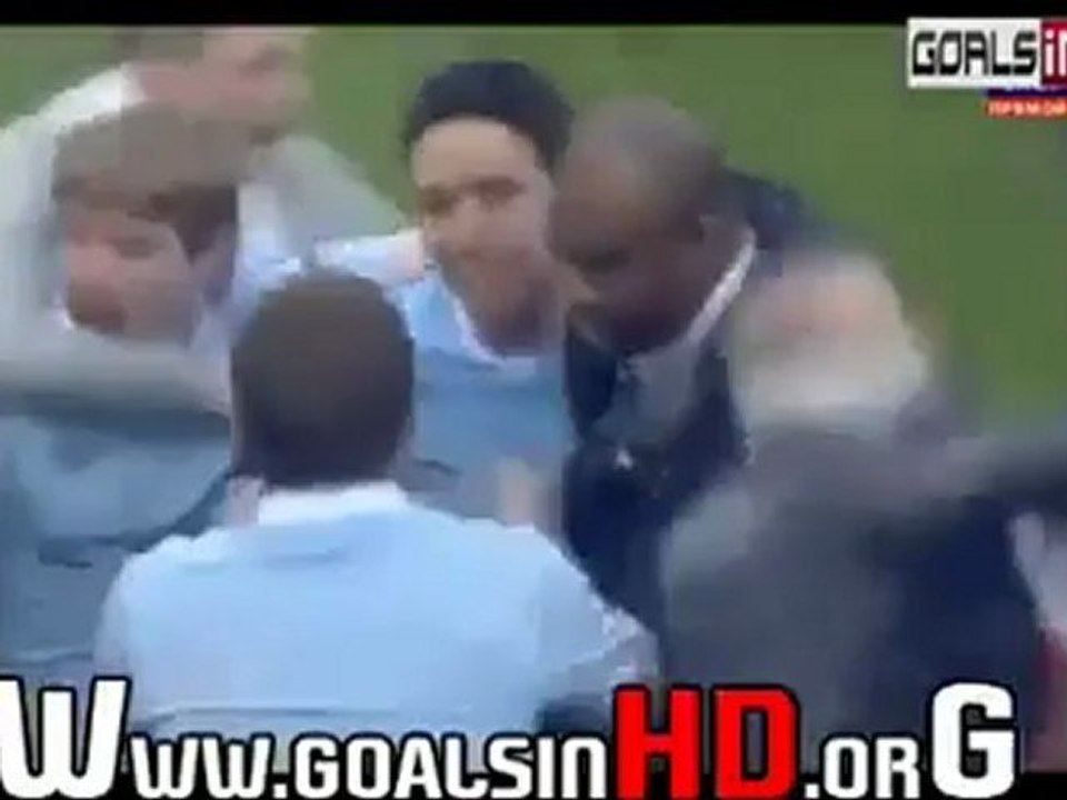 Djibril Cisse Congratulating  Samir Nasri