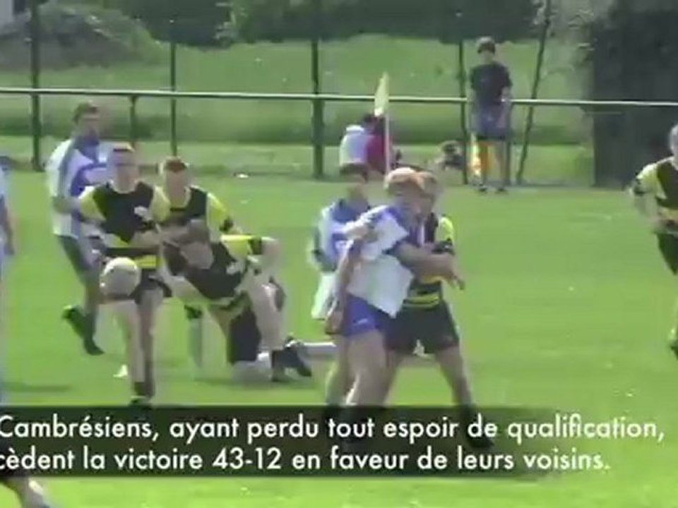 Rugby: L'aventure des juniors cambrésiens en championnat de France s'achève