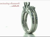 Round Cut Diamond Wedding Rings Set With Round Diamonds In Channel Setting FDENS457RO