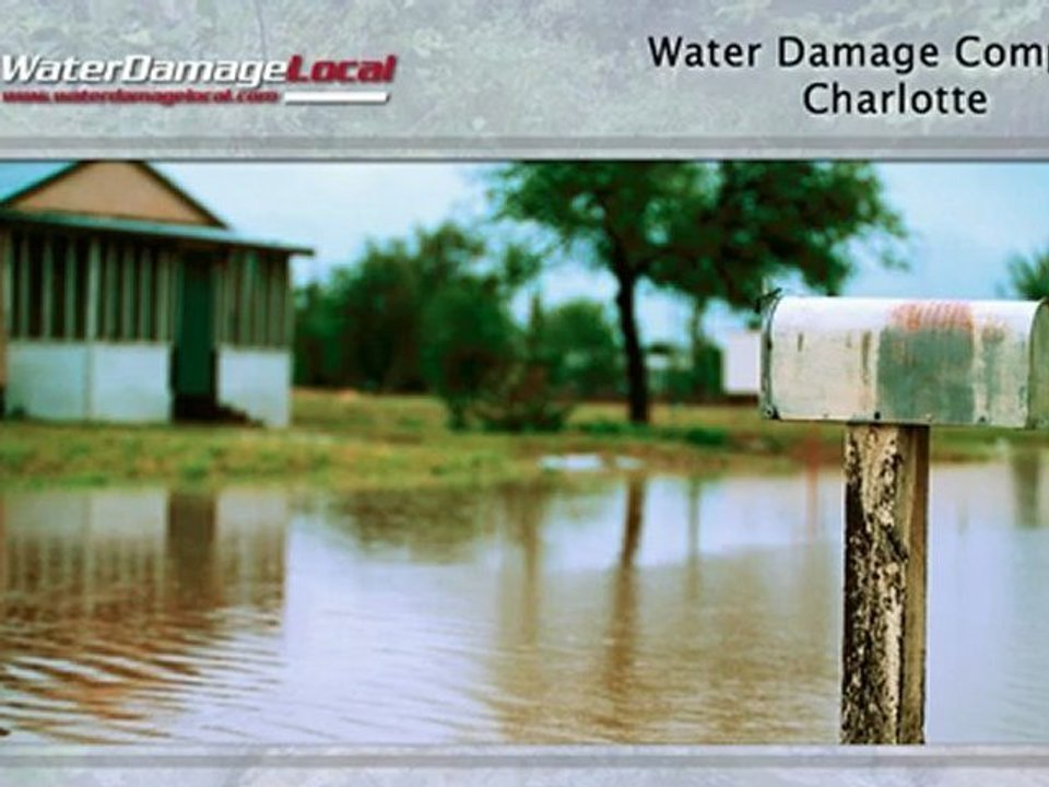 Charlotte Water Damage Company ~~~  Repair Services and Mold Removal