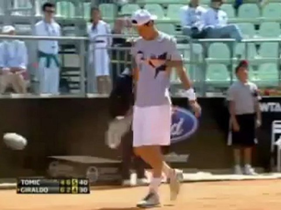 Tomic - Giraldo - Masters 1000 Roma 2012 - 1° Turno - Livetennis.it