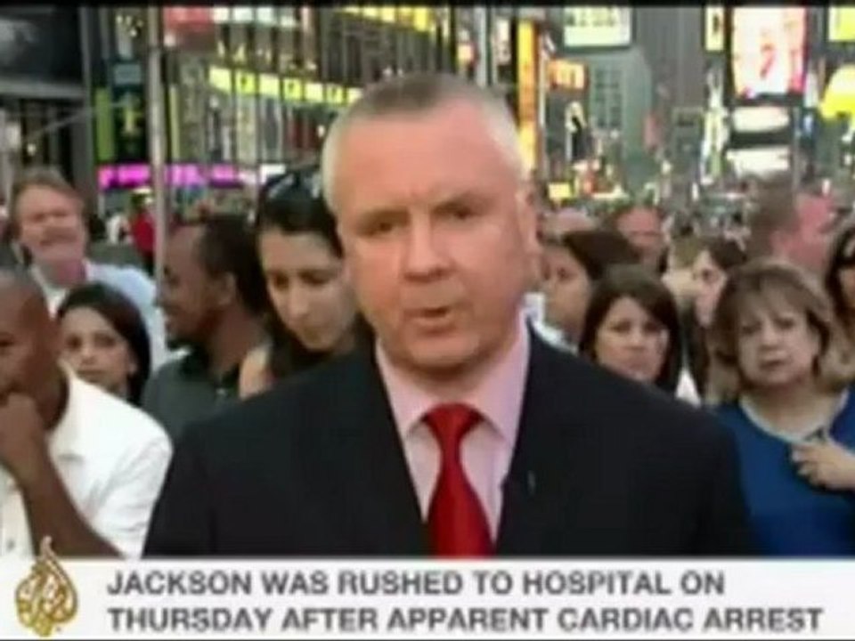 Fans react to Michael Jackson's death - 26 June 09