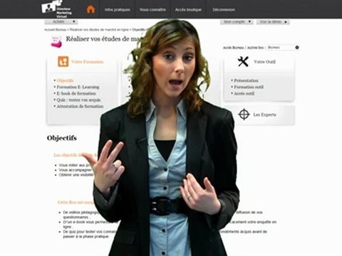 Les objectifs de la box Réaliser vos études de marché en ligne