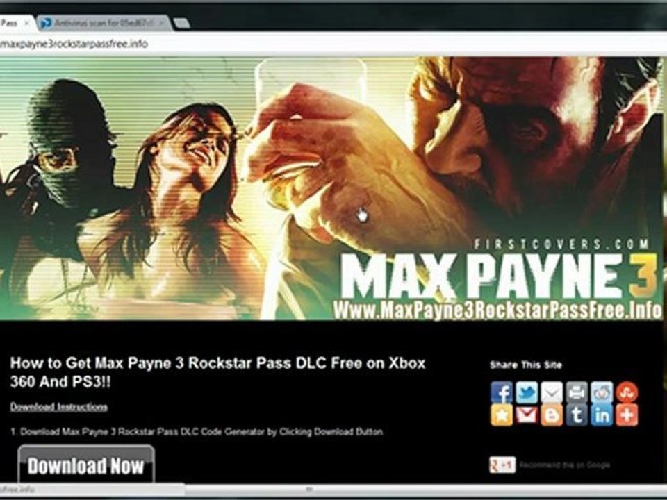 Max Payne 3 Rockstar Pass DLC Code Unlock Tutorial