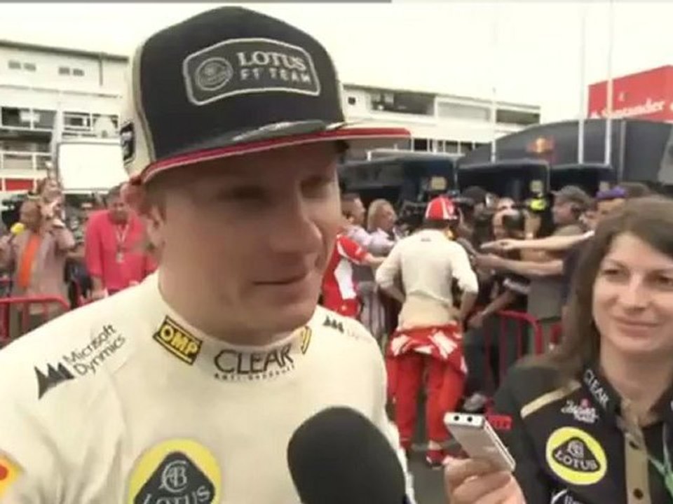 Spain 2012 Eric Bullier and Kimi Räikkönen Race Interview