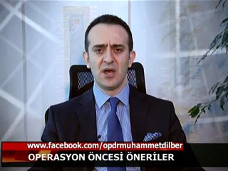 Burun Ameliyatı Öncesi Öneriler - Op.Dr.Muhammet DİLBER