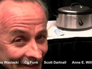 Cg Funk, James Waslaski, Scott Dartnall and Anne E. Williams at the Sanctuary