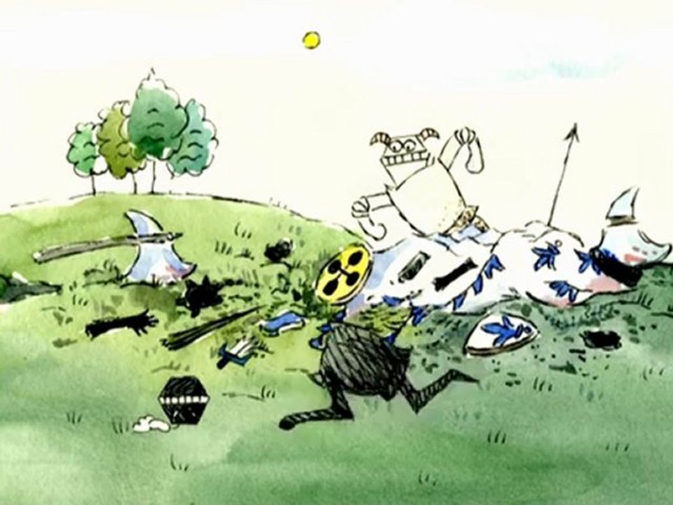 Black knight white knight Черный рыцарь, белый рыцарь 2006 russian animation E. Brashkina