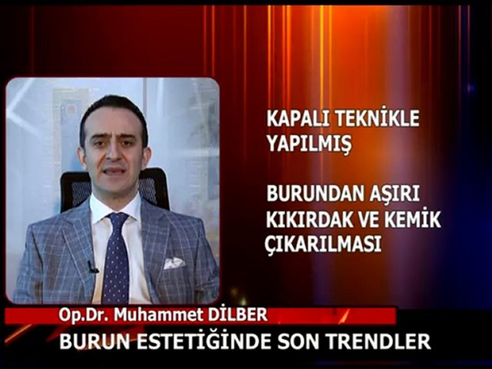 Burun estetiğinde son trendler - Op.Dr.Muhammet DİLBER