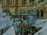Manchester City celebrate with open top bus tour