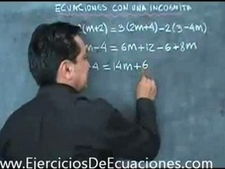ecuaciones con una incognita