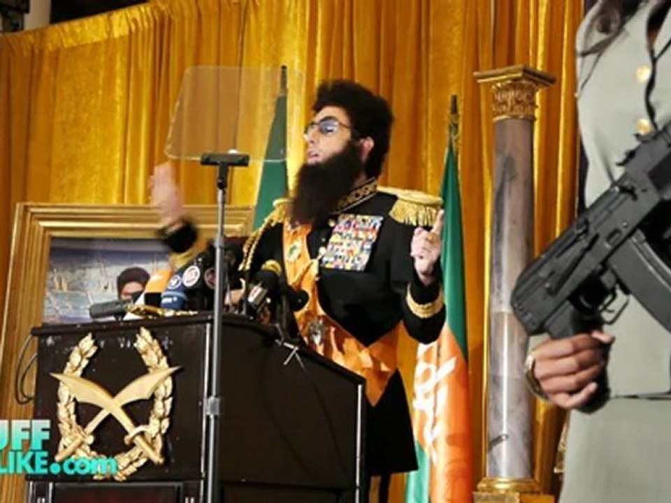 General Aladeen Press Conference