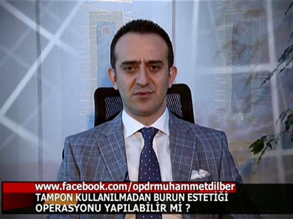 Tampon kullanılmadan burun estetiği operasyonu yapılabilir mi? - Op.Dr.Muhammet DİLBER
