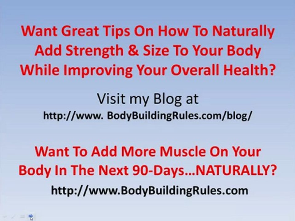 Bodybuilding Workout Program - building muscle mass 04-28