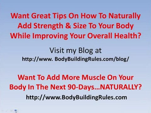 Bodybuilding Workout Program - building muscle mass 04-28