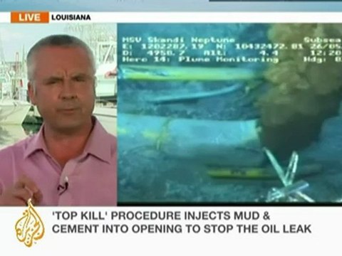 BP launches 'top kill' method to plug US oil leak