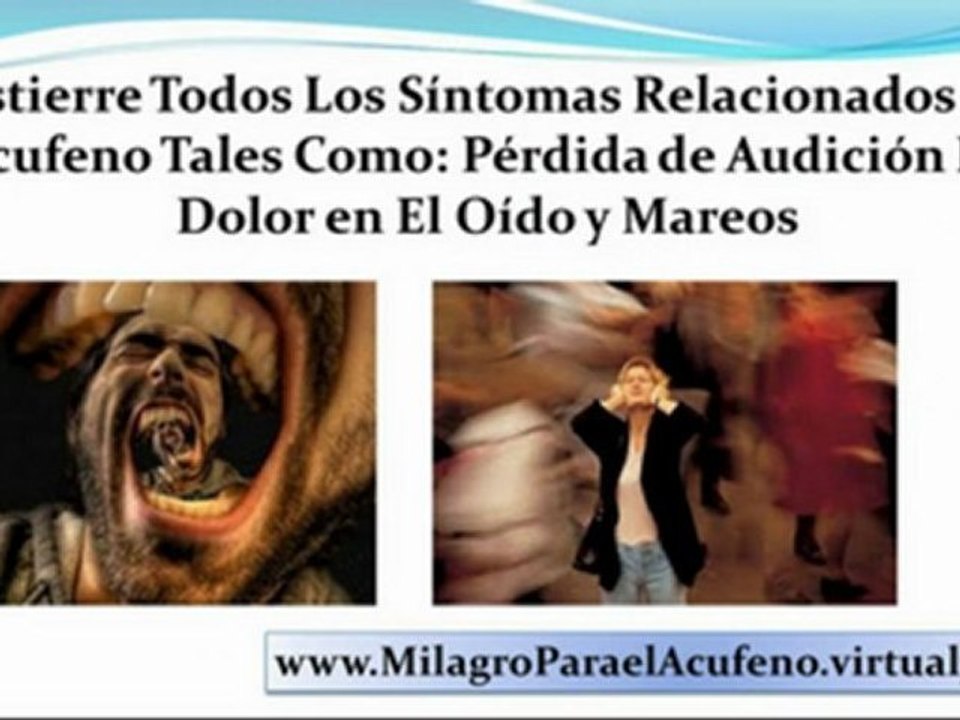 zumbido en la cabeza - ruidos en la cabeza - problemas de oido