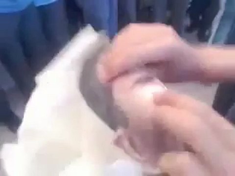 Syria فري برس ريف دمشق طلاب داريا الدعس على صورة الأسد 14 5 2012 Damascus