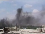 Syria فري برس ريف دمشق قصف مدينة حمورية بالدبابة 14 5 2012 ج2 Damascus