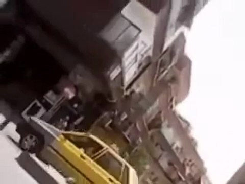 Syria فري برس دمشق جوبر انتشار العاصابات الأسدية في شوارع الحي 14 05 2012 Damascus