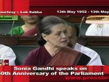 Sonia Gandhi: Let us not forget the troubled days and the challenges faced by the country