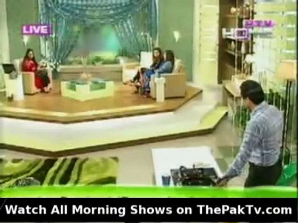 Morning With Juggun By PTV Home - 15th May 2012 - Part 2/3