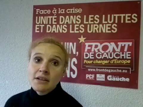 Céline SIMON Candidate Front de Gauche Législative 2012 3 éme circonscription de la Girone