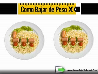 Distorsión de las porciones, una ventaja para perder peso