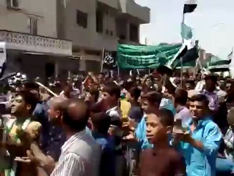 Syria فري برس حماة المحتلة كرناز صباحية رائعة 15 5 2012 Hama