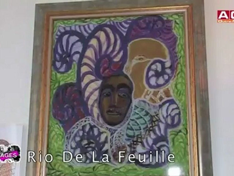 Reportage avec l'artiste peintre Rio Delafeuille