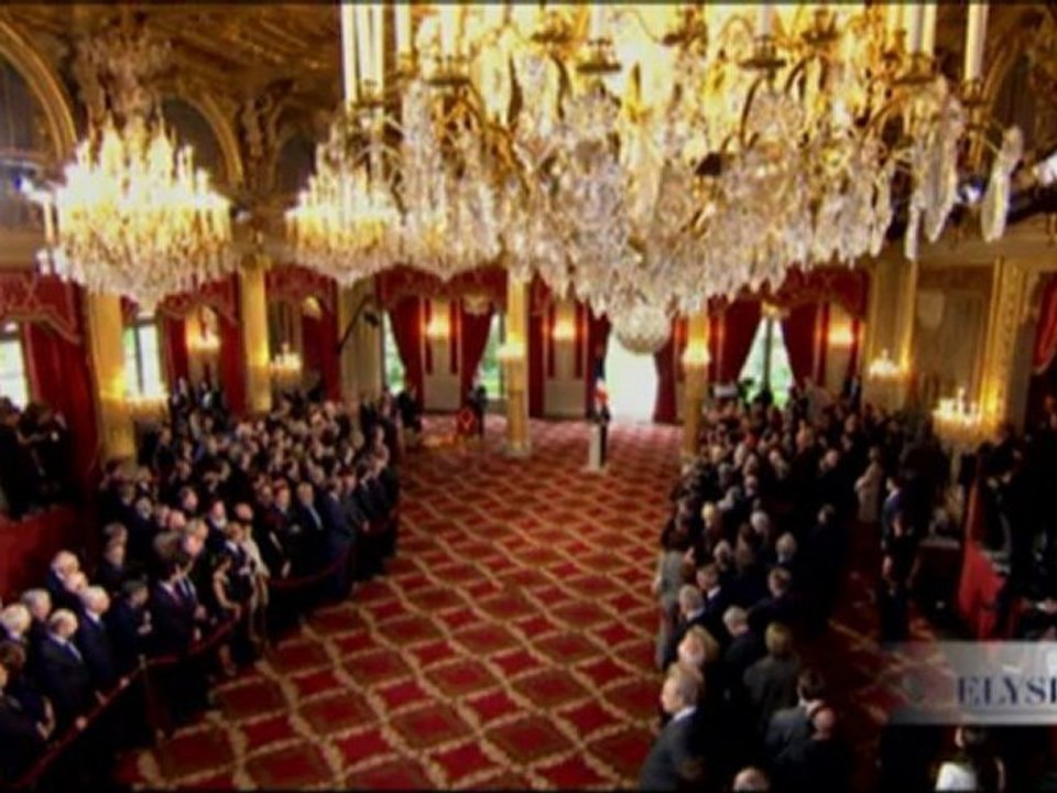 Discours d'investiture de M. François Hollande