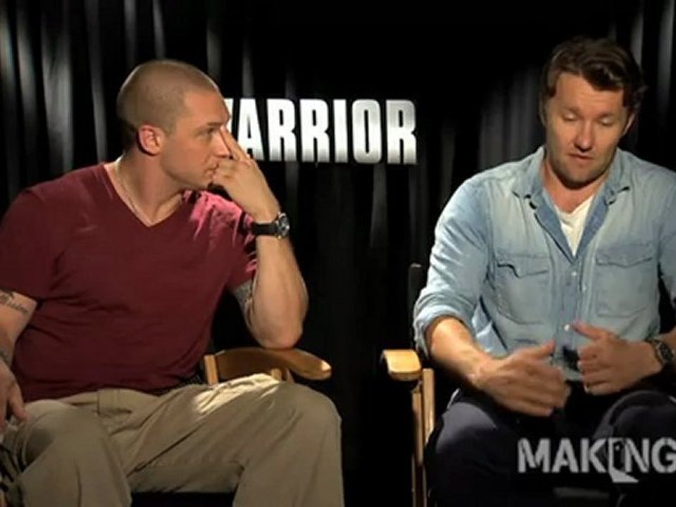 Tom Hardy & Joel Edgerton talk 'Warrior'