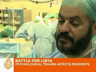 Unrest in Libya leaves psychological scars