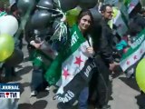 Une marche de soutien envers le peuple syrien s'est déroulée dans les rues de Bruxelles. - Sujet par sujet - RTL Vidéos