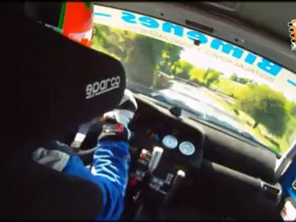 Cámara interior Alberto Ordóñez (Renault Clio) - Subida a Muncó 2011