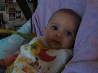 le 19 septembre premier repas de Perrine