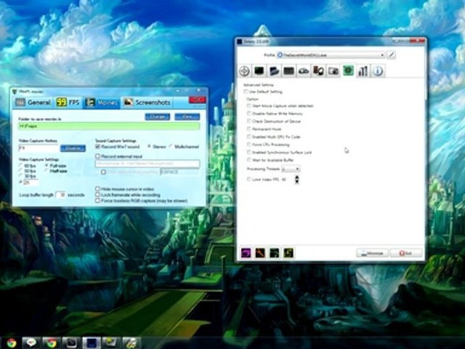 [Tutoriel] Logiciels de capture - Fraps, Dxtory et Sony Vegas [Réglages et qualité]