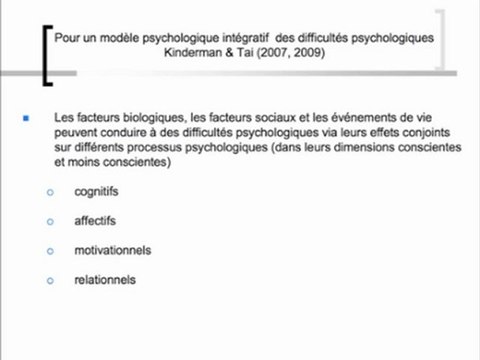 Professeur Martial Van Der Linden - Partie 1 (Audio + Présentation PowerPoint) - La réhabilitation sociale : pour une approche individualisée et intégrée , 2ème Congrès de Réhabilitation Psychosocialet