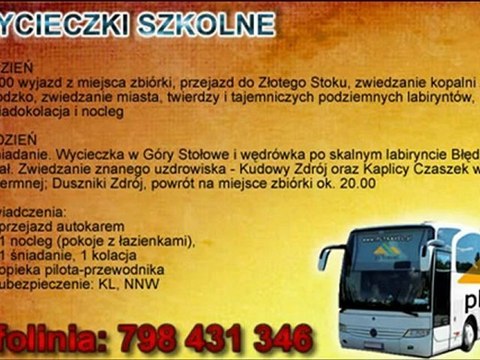 Wycieczki dla firm / wycieczka szkolna - Kotlina Kłodzka