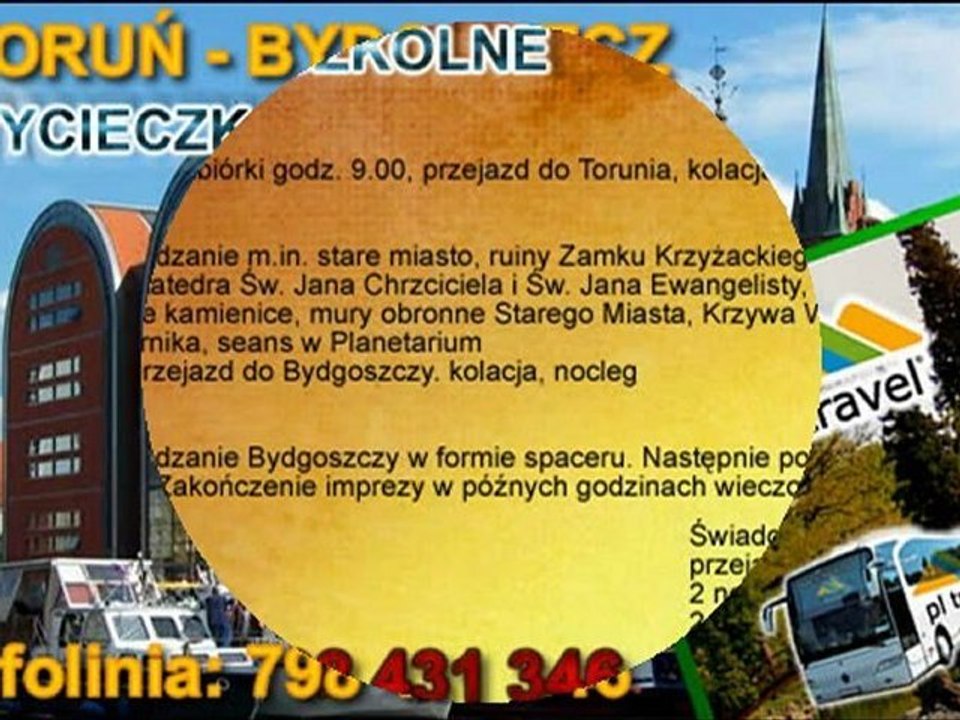 wycieczka szkolna - Wycieczki szkolne - Toruń i Bydgoszcz