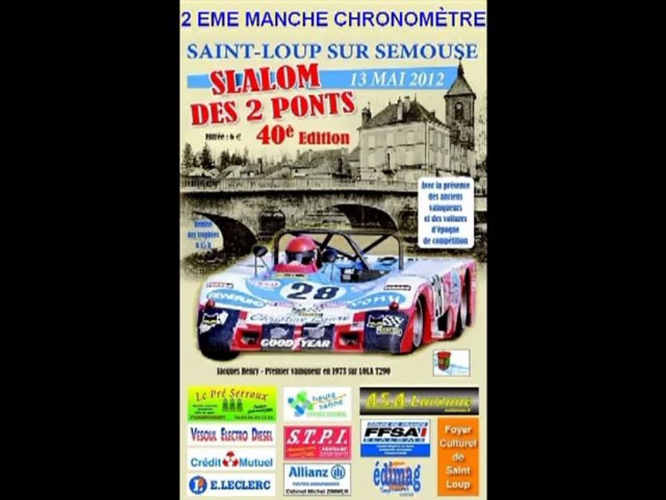 40 EME SLALOM DES DEUX PONTS 2EME MANCHE CHRONO 2 PARTIE