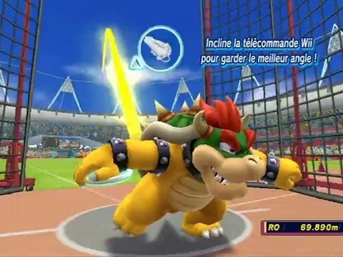 Mario et Sonic aux Jeux Olympiques de Londres 2012 - Lancer du disque
