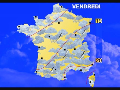 Météo 16 mai 2012: Prévisions du week-end de l'Ascension: Orages et douceur !