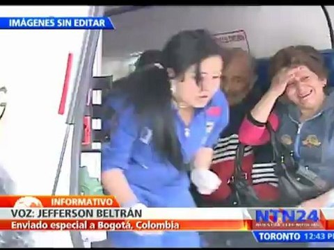 Primeras imágenes del atentado explosivo en el norte de Bogotá