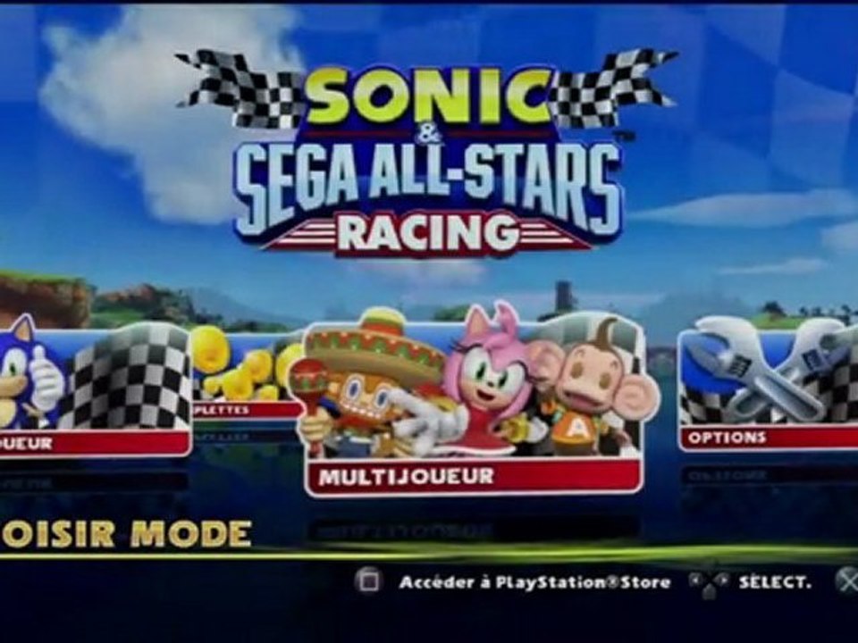 [HD] Videotest: Sonic & Sega all stars racing (ps3) (avec invité)