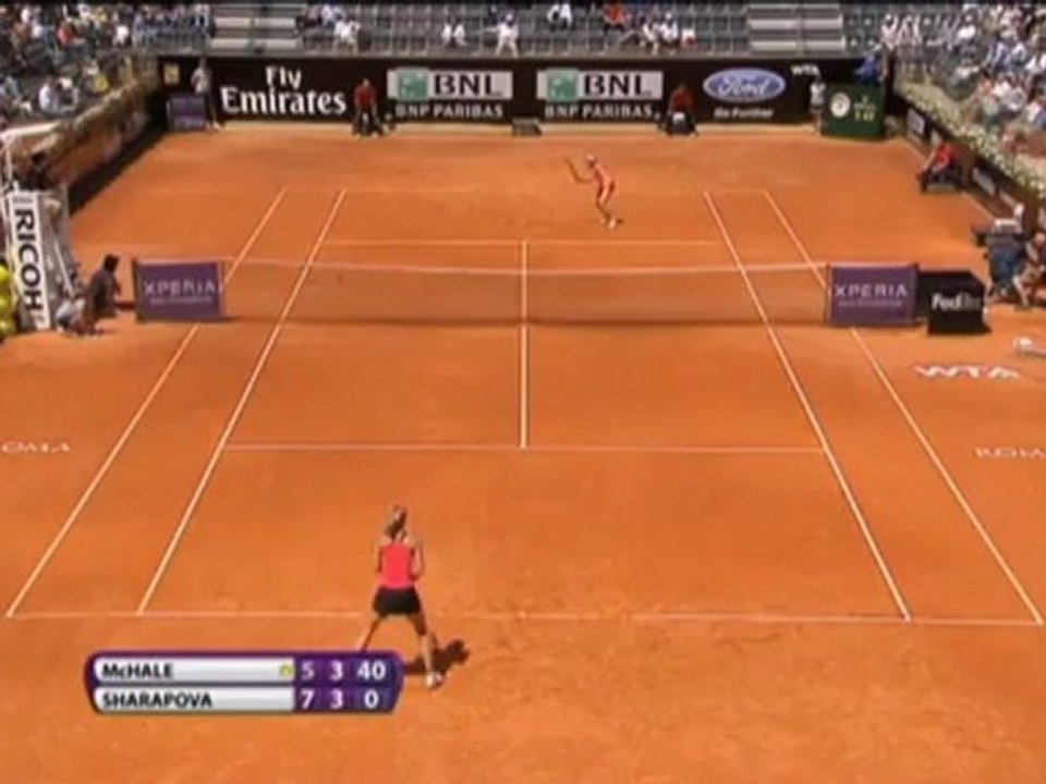 Rom: Scharapowa träumt von Titelverteidigung