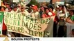 Bolivian indigenous activists protest new road in Amazon rainforest
